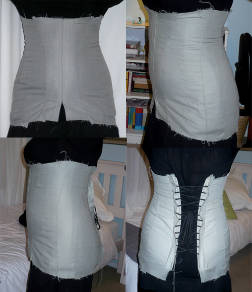 Mock-up of the 1911 corset.